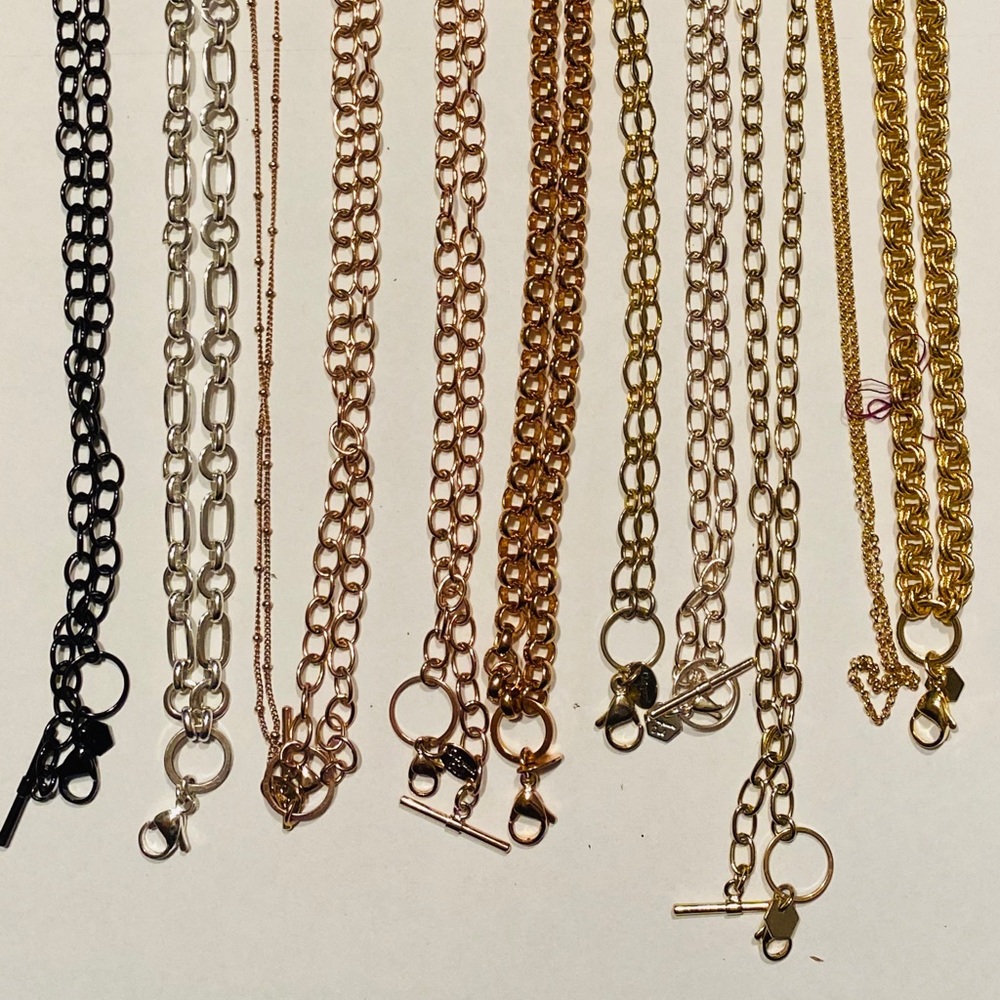 Origami owl chains (multiple sizes)